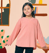 The Ruma Riang Instant Kimono Top Salmon - Umbi