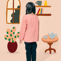The Ruma Riang Instant Kimono Top Salmon - Umbi