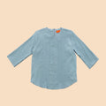 The Ruma Riang Kebaya Top Blue - Umbi