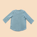 The Ruma Riang Kebaya Top Blue - Umbi