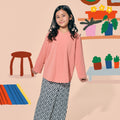 The Ruma Riang Kebaya Top Salmon - Umbi