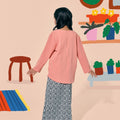 The Ruma Riang Kebaya Top Salmon - Umbi