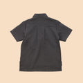 The Ruma Riang Modern Short Sleeves Shirt Dark Grey - Umbi