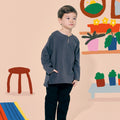 The Ruma Riang Teluk Belanga Top Dark Grey - Umbi