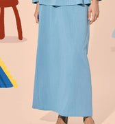 The Ruma Riang Women Basic Skirt Blue - Umbi