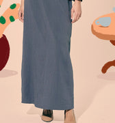 The Ruma Riang Women Basic Skirt Dark Grey - Umbi