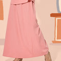 The Ruma Riang Women Basic Skirt Salmon - Umbi