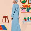 The Ruma Riang Women Kebaya Top Blue - Umbi