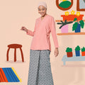 The Ruma Riang Women Kebaya Top Salmon - Umbi