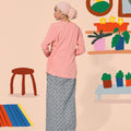 The Ruma Riang Women Kebaya Top Salmon - Umbi
