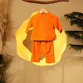 The Secret Garden Baby Baju Melayu Set Orange - Umbi