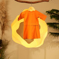 The Secret Garden Baby Kurung Dress Orange - Umbi