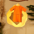 The Secret Garden Baby Kurung Dress Orange - Umbi