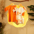 The Secret Garden Baby Kurung Dress Orange - Umbi