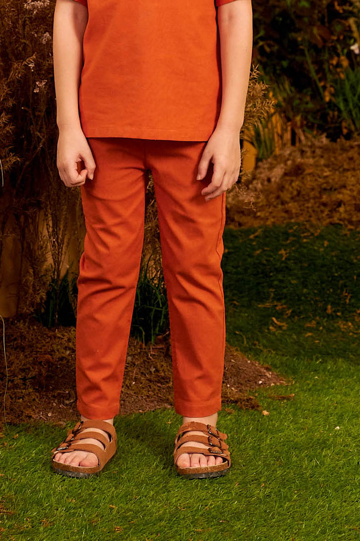 The Secret Garden Fitted Pants Orange