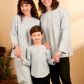 The Secret Garden Boy Kurta Top Dusty Blue - Umbi