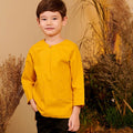 The Secret Garden Boy Slim Fit Teluk Belanga Mustard - Umbi