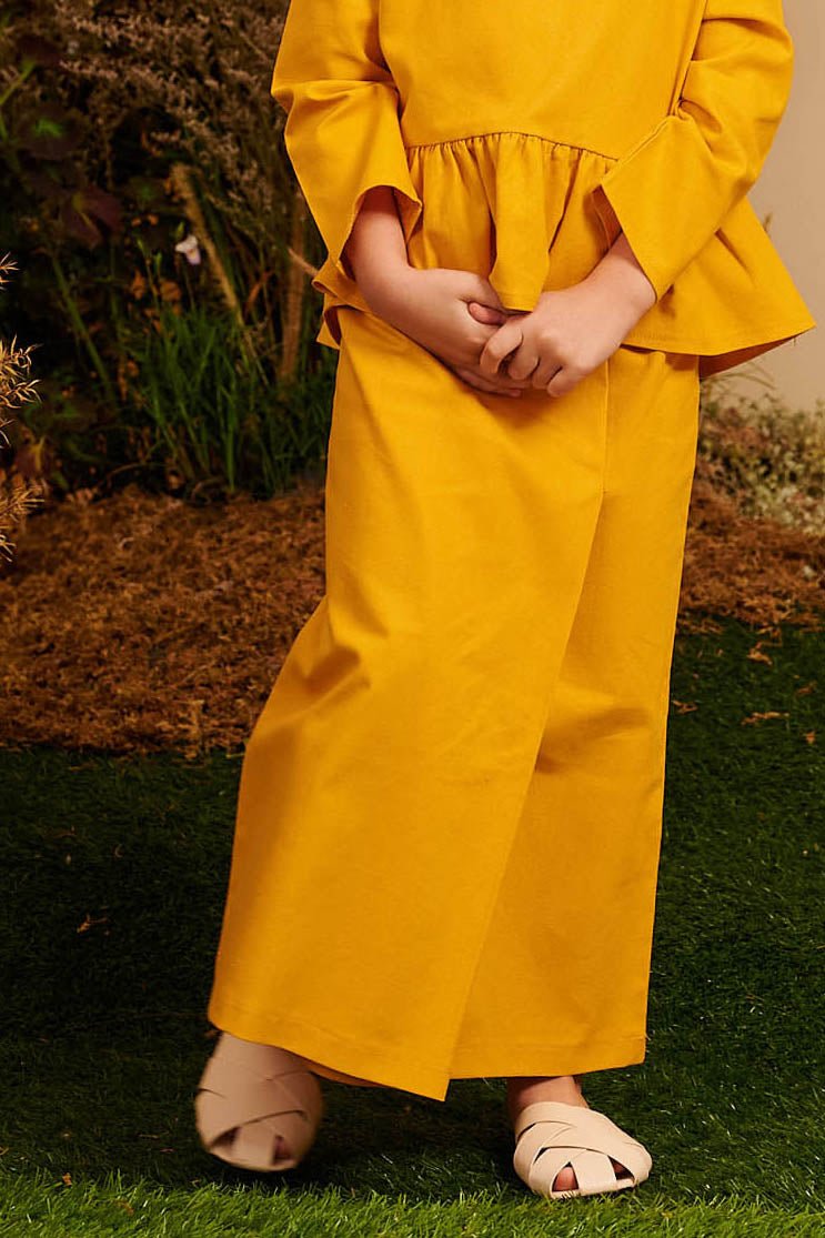 The Secret Garden Girl Classic Skirt Mustard - Umbi