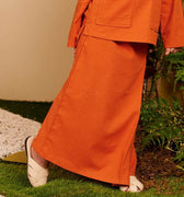 The Secret Garden Girl Classic Skirt Orange - Umbi
