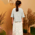 The Secret Garden Girl Classic Skirt Wave Print - Umbi