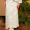The Secret Garden Girl Classic Skirt Wave Print - Umbi
