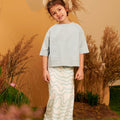 The Secret Garden Girl Classic Skirt Wave Print - Umbi