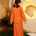 The Secret Garden Girl Kurung Top Orange - Umbi