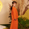 The Secret Garden Girl Kurung Top Orange - Umbi
