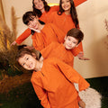 The Secret Garden Girl Kurung Top Orange - Umbi