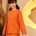 The Secret Garden Girl Kurung Top Orange - Umbi