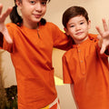 The Secret Garden Girl Kurung Top Orange - Umbi