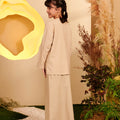 The Secret Garden Girl Kurung Top Sand - Umbi
