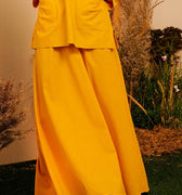 The Secret Garden Women A - line Skirt Mustard - Umbi