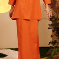 The Secret Garden Women Classic Skirt Orange - Umbi