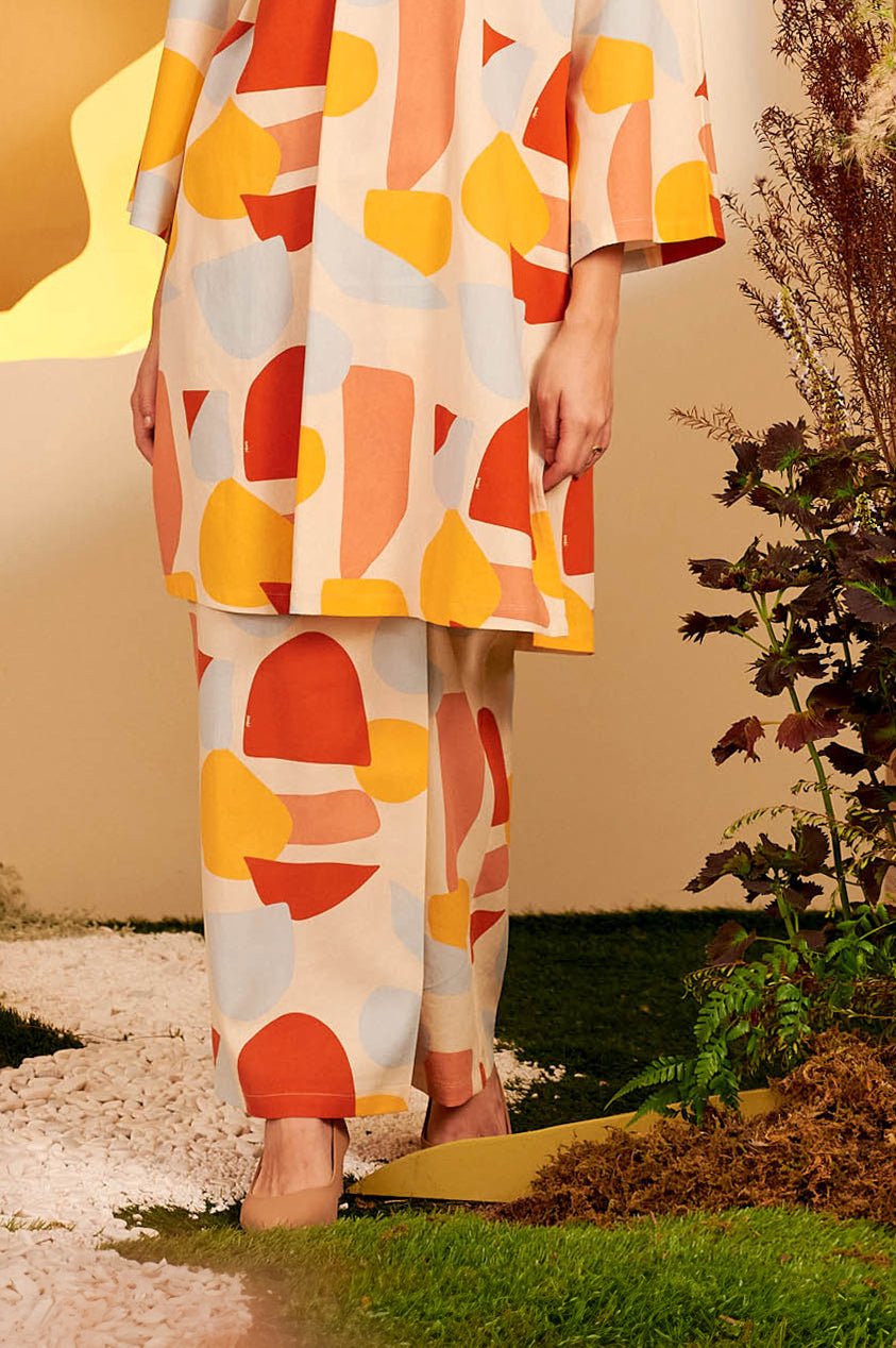 The Secret Garden Women Classic Skirt Pebbles Print - Umbi