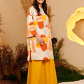 The Secret Garden Women Long Kurung Blouse Pebbles Print - Umbi