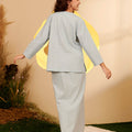 The Secret Garden Women Pair Pockets Boxy Blouse Dusty Blue - Umbi
