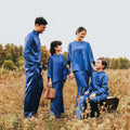 The Shawwal Collection Boy Baju Melayu Set Royal Blue Satin - Umbi