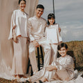 The Shawwal Collection Boy Baju Melayu Set Sand Satin - Umbi