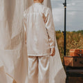 The Shawwal Collection Boy Baju Melayu Set Sand Satin - Umbi
