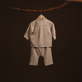 The Warisan Raya Baby Baju Melayu Set Caramel - Umbi