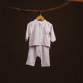 The Warisan Raya Baby Baju Melayu Set Pink - Umbi