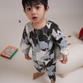 The Warisan Raya Baby Jumpsuit Bunga Raya Print - Umbi