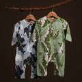 The Warisan Raya Baby Jumpsuit Estate Print - Umbi