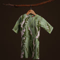 The Warisan Raya Baby Kurung Dress Estate Print - Umbi