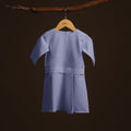 The Warisan Raya Baby Kurung Dress Stone Blue - Umbi