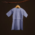 The Warisan Raya Baby Kurung Dress Stone Blue - Umbi