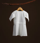 The Warisan Raya Baby Kurung Dress White - Umbi