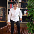 The Warisan Raya Boy Teluk Belanga White - Umbi