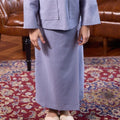 The Warisan Raya Girl Classic Skirt Stone Blue - Umbi